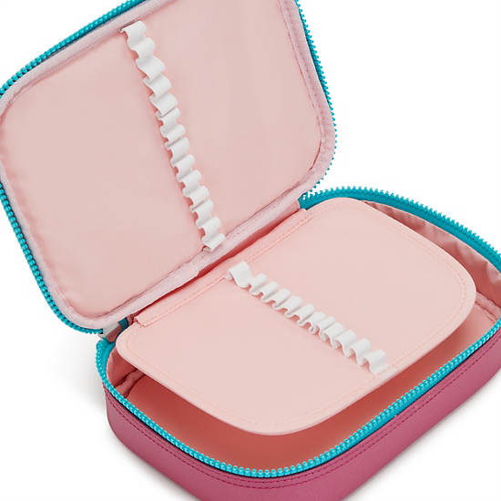 Sacs Kipling 100 Pens Metallic Case Rose | FR 1327VR